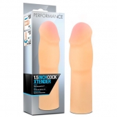 Телесная насадка-удлинитель на пенис PERFORMANCE 1.5INCH COCK XTENDER - 16 см. - Blush Novelties - в Подольске купить с доставкой