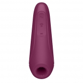 Бордовый вакуум-волновой стимулятор Satisfyer Curvy 1+ - Satisfyer