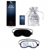 Набор из двух масок на глаза Soft Blindfold Twin Pack - Fifty Shades of Grey - купить с доставкой в Подольске