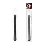 Черная гладкая классическая шлепалка с ручкой - 48 см. - Notabu - купить с доставкой в Подольске