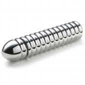 Рельефный фаллос для интенсивного электросекса Groovey George - 20 см. - MyStim - купить с доставкой в Подольске