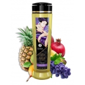 Массажное масло Libido Exotic Fruits с ароматом экзотических фруктов - 240 мл. - Shunga - купить с доставкой в Подольске