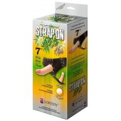 Пояс-трусики с 2 насадками Exotic-Alice - 18 см. - LOVETOY (А-Полимер) - купить с доставкой в Подольске