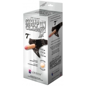 Пояс-трусики с насадкой Classic lux-Duke - 17,5 см. - LOVETOY (А-Полимер) - купить с доставкой в Подольске