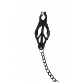 Зажимы на соски Darkside с цепочкой - Lola Games - купить с доставкой в Подольске