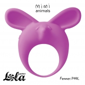Фиолетовое эрекционное кольцо Fennec Phil - Lola Games - в Подольске купить с доставкой
