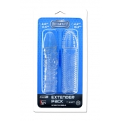 Комплект из 2 прозрачных насадок на пенис PENIS EXTENDER PACK - Dream Toys - в Подольске купить с доставкой
