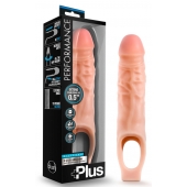Телесный реалистичный фаллоудлинитель 9 Inch Silicone Cock Sheath Penis Extender - 22,86 см. - Blush Novelties - в Подольске купить с доставкой