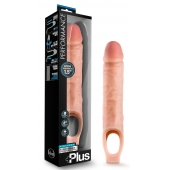 Телесный реалистичный фаллоудлинитель 10 Inch Silicone Cock Sheath Penis Extender - 25,4 см. - Blush Novelties - в Подольске купить с доставкой