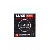Черные презервативы LUXE Royal Black Collection - 3 шт. - Luxe - купить с доставкой в Подольске