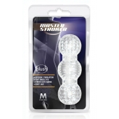 Прозрачный фигурный мастурбатор Master Stroker - Blush Novelties - в Подольске купить с доставкой