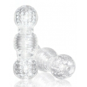 Прозрачный фигурный мастурбатор Master Stroker - Blush Novelties - в Подольске купить с доставкой