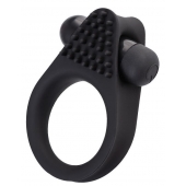 Черное эрекционное виброкольцо Brid с шипиками - A-toys - в Подольске купить с доставкой