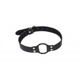 Черный кляп-кольцо Modesty - Lola Games - купить с доставкой в Подольске