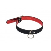 Черно-красный ошейник Cabaret - Lola Games - купить с доставкой в Подольске