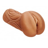 Кофейный мастурбатор-вагина Dumpling - Lola Games - в Подольске купить с доставкой