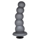 Черная насадка-елочка PLATINUM 6  - 17 см. - LOVETOY (А-Полимер) - купить с доставкой в Подольске