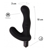 Черный вибромассажер простаты Titan - 15 см. - Le Frivole - в Подольске купить с доставкой