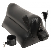 Надувная любовная подушка Portable Triangle Cushion с аксессуарами - Orion - купить с доставкой в Подольске