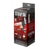 Вибрострапон Woman Midi с вагинальной пробкой - 22 см. - LOVETOY (А-Полимер) - купить с доставкой в Подольске