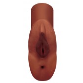 Коричневый мастурбатор Perfect Pussy Double Stroker - Pipedream - в Подольске купить с доставкой