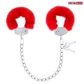 Металлические оковы с мягкой красной опушкой - Notabu - купить с доставкой в Подольске