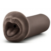 Коричневый мастурбатор-ротик Naughty Nicole - Blush Novelties - в Подольске купить с доставкой