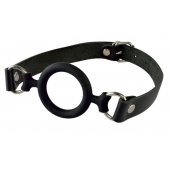 Черный кляп-рамка на регулируемых ремешках - Sitabella - купить с доставкой в Подольске