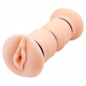 Телесный вибромастурбатор-вагина Michelle - Baile - в Подольске купить с доставкой