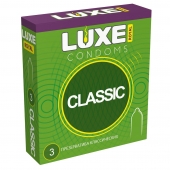 Гладкие презервативы LUXE Royal Classic - 3 шт. - Luxe - купить с доставкой в Подольске