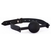 Черный кляп с шариком-трензелем - Sitabella - купить с доставкой в Подольске