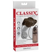 Дымчатый вибростимулятор головки пениса Dual Vibrating Head Teaser - Pipedream - в Подольске купить с доставкой