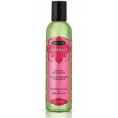 Массажное масло Naturals Strawberry Dreams с ароматом клубники - 236 мл. - Kama Sutra - купить с доставкой в Подольске