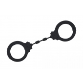 Черные силиконовые поножи Limitation - Lola Games - купить с доставкой в Подольске