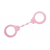 Розовые силиконовые поножи Limitation - Lola Games - купить с доставкой в Подольске