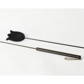 Черный стек  Тюльпан  - 60 см. - Sitabella - купить с доставкой в Подольске