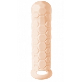 Телесный фаллоудлинитель Homme Long - 15,5 см. - Lola Games - в Подольске купить с доставкой