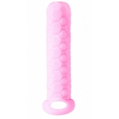 Розовый фаллоудлинитель Homme Long - 13,5 см. - Lola Games - в Подольске купить с доставкой