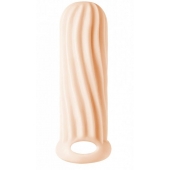 Телесный фаллоудлинитель Homme Wide - 13 см. - Lola Games - в Подольске купить с доставкой
