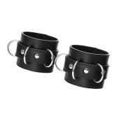 Черные наручники Anonymo на сцепке - ToyFa - купить с доставкой в Подольске