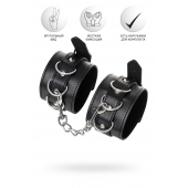 Черные оковы Anonymo из искусственной кожи - ToyFa - купить с доставкой в Подольске