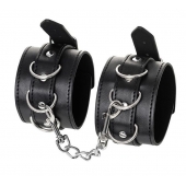Черные оковы Anonymo из искусственной кожи - ToyFa - купить с доставкой в Подольске