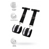 Черно-серебристые фиксаторы для рук на дверь Anonymo - ToyFa - купить с доставкой в Подольске