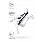 Черные кожаные стропы для фиксации Anonymo - ToyFa - купить с доставкой в Подольске