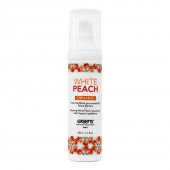 Разогревающее массажное масло Gourmet White Peach Organic с органическими ингредиентами - 50 мл. - Exsens - купить с доставкой в Подольске