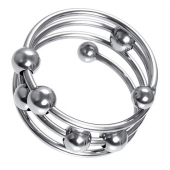 Большое металлическое кольцо под головку пениса - ToyFa - купить с доставкой в Подольске