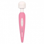 Розово-белый перезаряжаемый жезловый вибратор Personal Mini Rechargeable - Bodywand