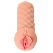 Телесный мастурбатор-вагина Elegance.002 с вибрацией - KOKOS - в Подольске купить с доставкой