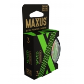 Презервативы в пластиковом кейсе MAXUS AIR Mixed - 3 шт. - Maxus - купить с доставкой в Подольске