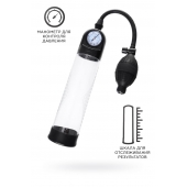 Прозрачная механическая помпа Roald с манометром - Sexus - в Подольске купить с доставкой